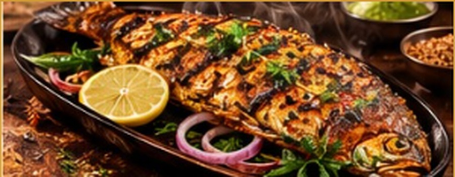 Grilled fish
